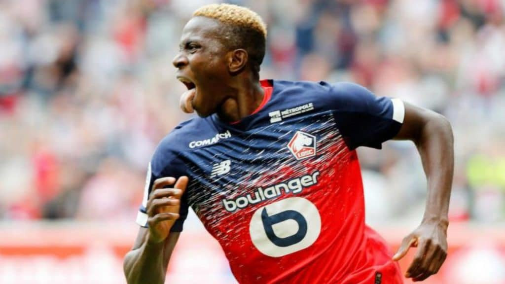 Nigerian striker Victor Osimhen named as French Ligue 1 player of the month
