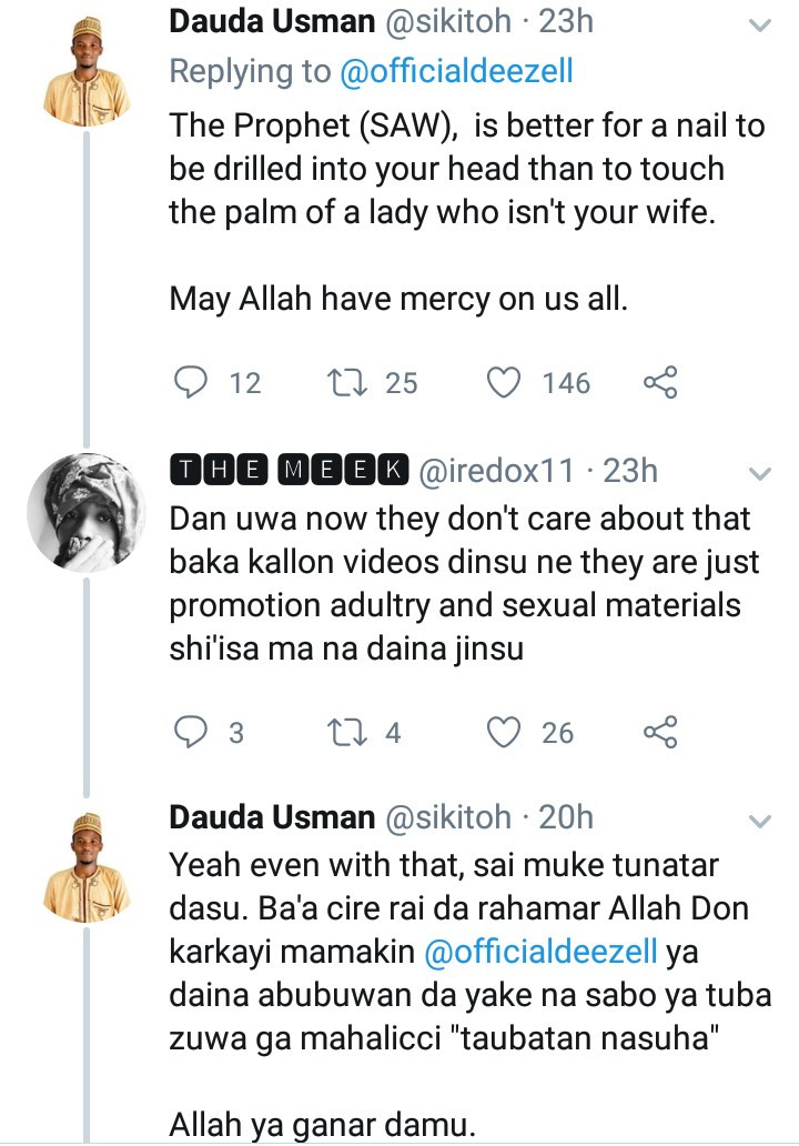 Unmarried Hausa couple condemned for posting this picture