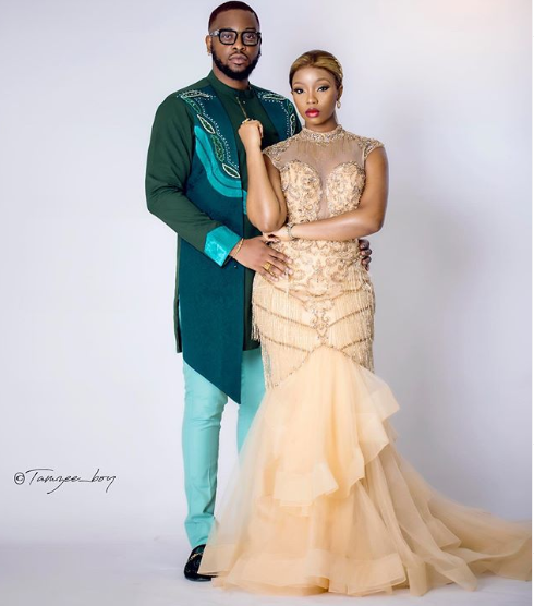 #BBNaija couple Teddy A and Bam Bam stepped out in style for #Headies2019