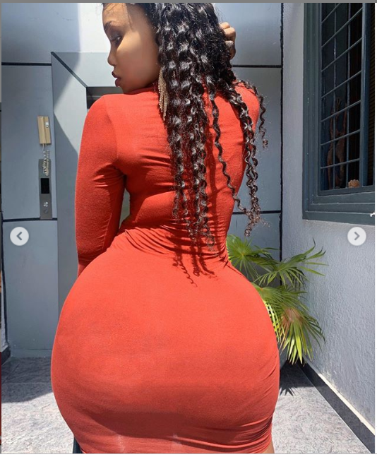 Heavily endowed Tanzanian model, Sanchi flaunts her assets in new photos