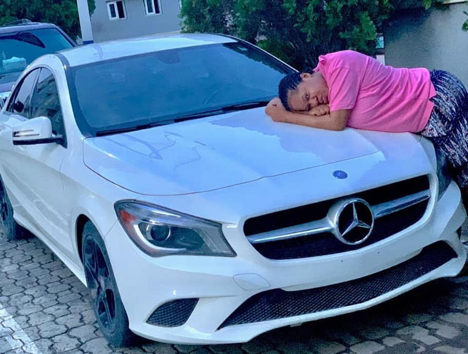 Toyin Abraham buys a new car