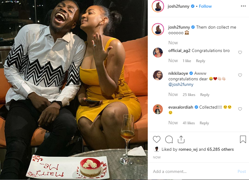 Comedian Josh 2 Funny is engaged (photos)