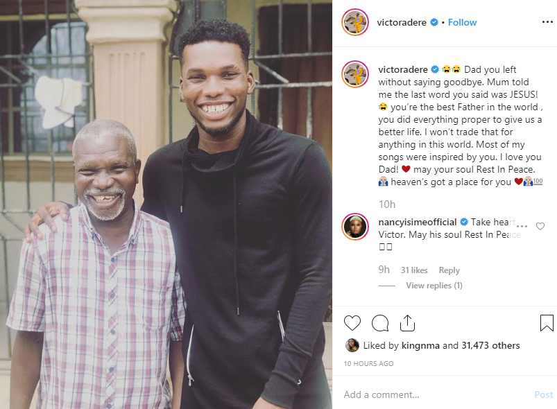 Victor AD loses his father 