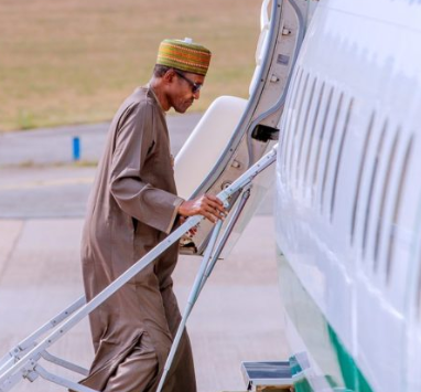 President Buhari accompanied by close personal aides head to Saudi Arabia?to perform Umrah?and attend?Future Investment Initiative