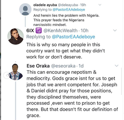 Nigerians tackle Pastor Adeboye over his prayer 