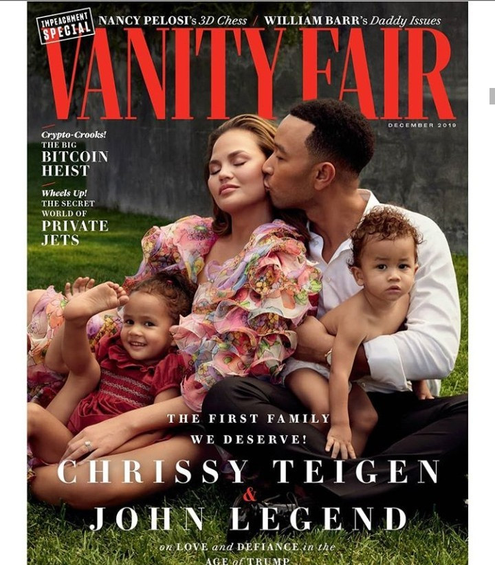 John Legend, Chrissy Teigen and their kids cover Vanity Fair
