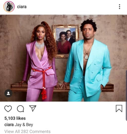 Ciara and Russell Wilson channel Beyonce and Jay-Z for Halloween while paying tribute to Michelle and Barack Obama