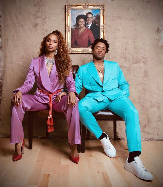 Ciara and Russell Wilson channel Beyonce and Jay-Z for Halloween while paying tribute to Michelle and Barack Obama