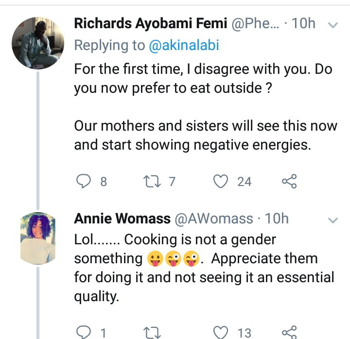 "Spending hours cooking is a waste of valuable time" Akin Alabi says