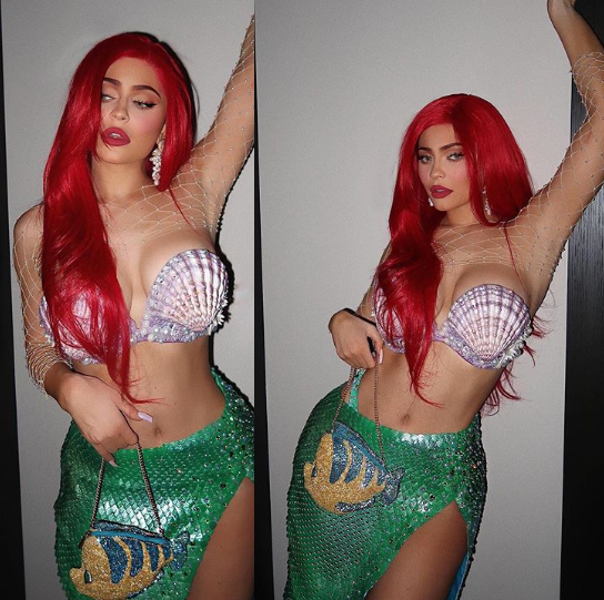 Kylie Jenner transforms into Ariel in The Little Mermaid for Halloween