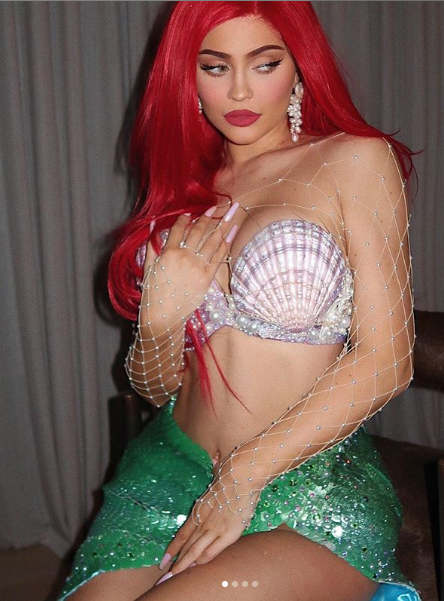 Kylie Jenner transforms into Ariel in The Little Mermaid for Halloween