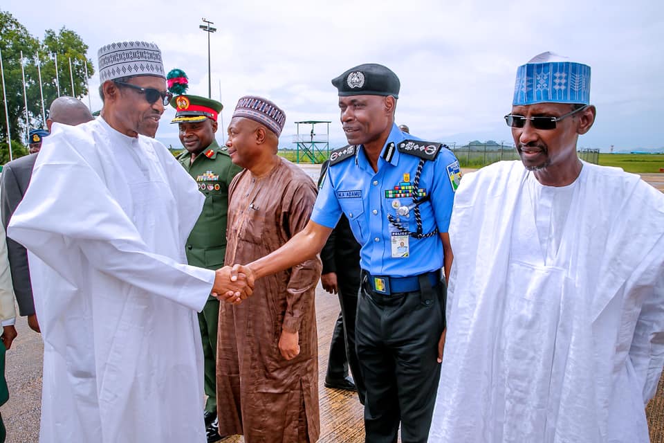 Photos:  President Buhari departs Abuja for South Africa