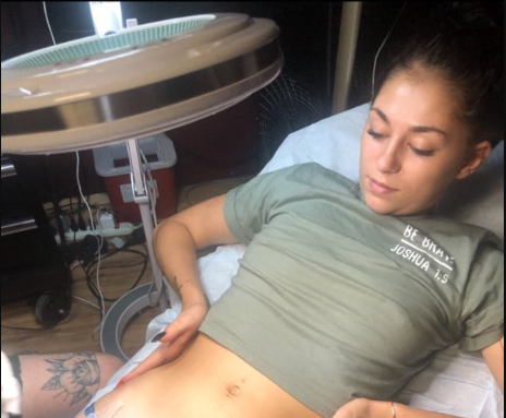 Lady tattoos "HIV+" on her private part to announce she has the virus (See Photos)