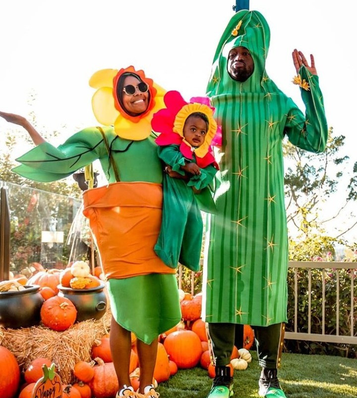The Wades transform into plants for Halloween (photos)