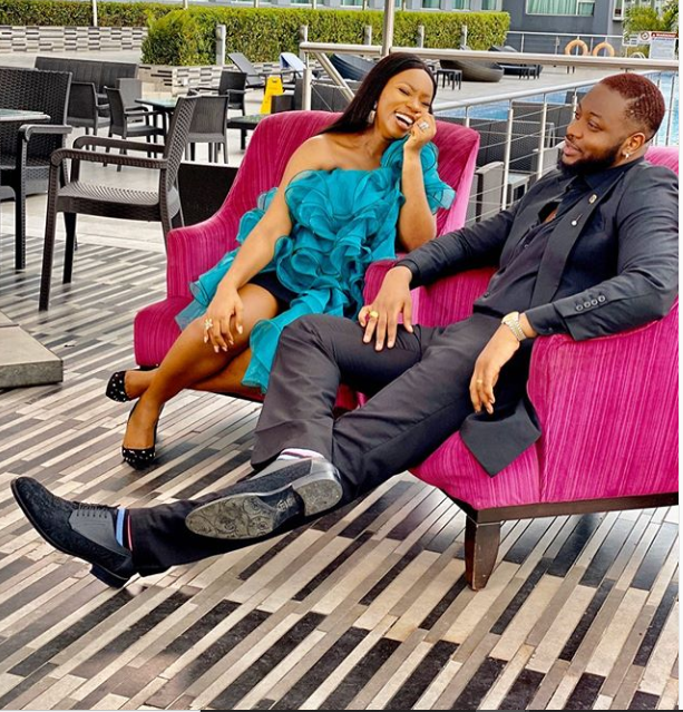 Lovely new photo of BamBam and her husband Teddy A