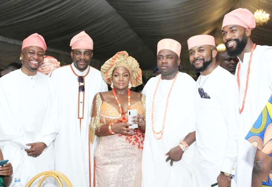 Photos: Dangote, Femi Gbajabiamila, BankyW, Ebuka, others attend funeral of OAP, Toolz Demuren