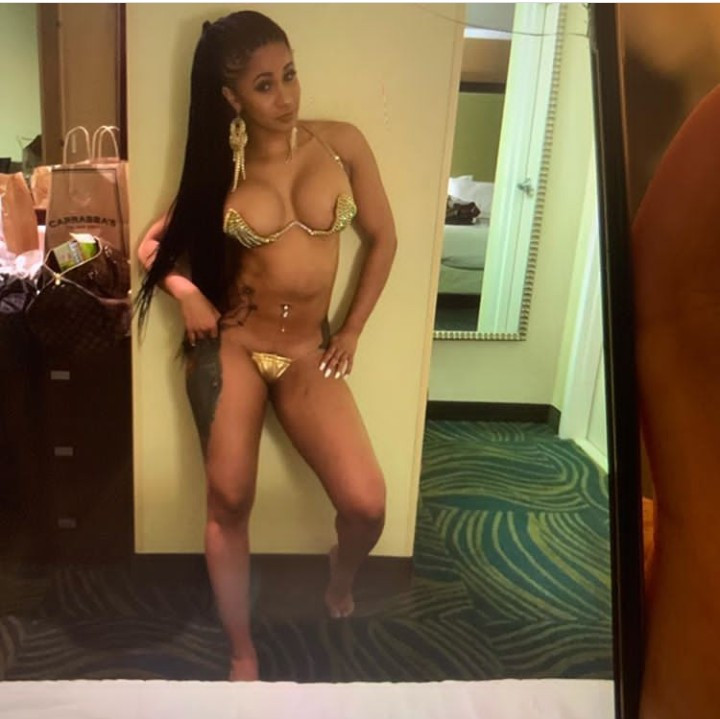 Cardi B shares photos from her days as a stripper as she jokingly contemplates going back to that life 