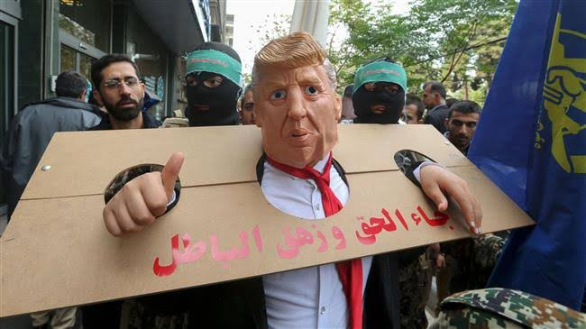 Iranians take to the street to celebrate 40th anniversary of hijacking US Embassy in Tehran
