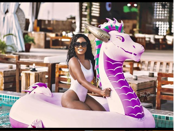 Birthday girl! Cee-C flaunts her curves in new swimsuit photos