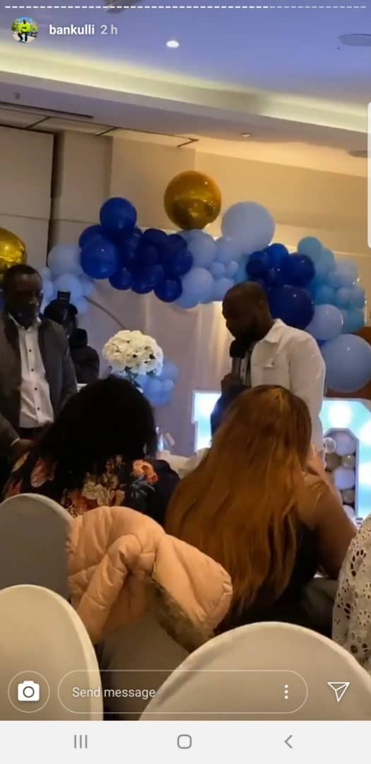 Photos from naming ceremony of Davido and Chioma