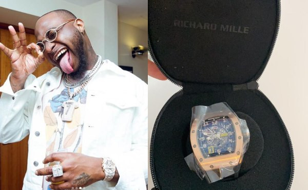 Davido buys a ?119K (N55m) Richard Mille watch