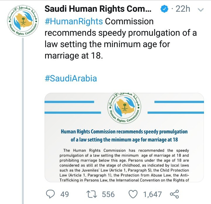 Nigerian man kicks against Saudi Arabia enacting law that prohibits underage marriage