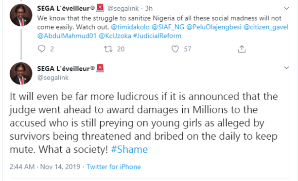 Segalink confirms Busola Dakolo lost rape case against Pastor Fatoyinbo 