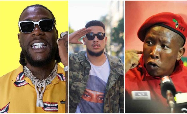Go and demand for apology from your real enemies - Burna Boy tells AKA and others as he acknowledges Julius Malema