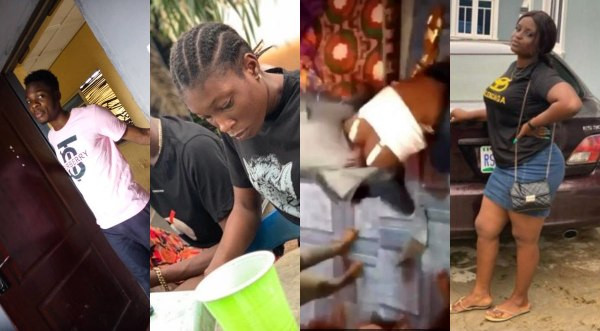 FUTA students who ganged up to beat a 100 level female student have been identified and arrested, see their photos (videos)