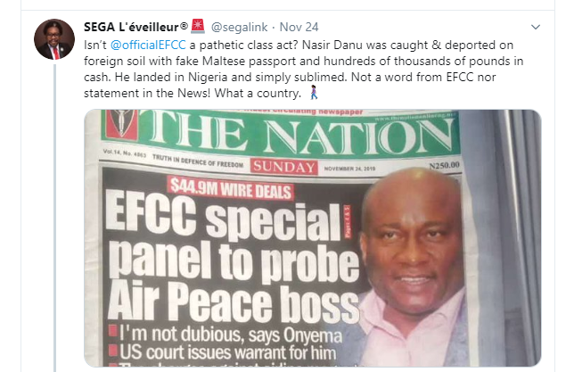 Have you probed the bullion van exhibition on Bourdillon? - Segalink reacts to EFCC