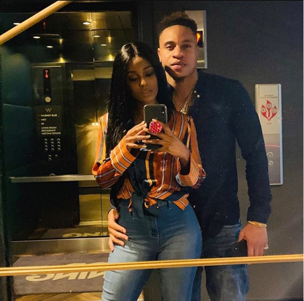 Loved-up photo of Power star Rotimi and his new girlfriend Vanessa Mdee