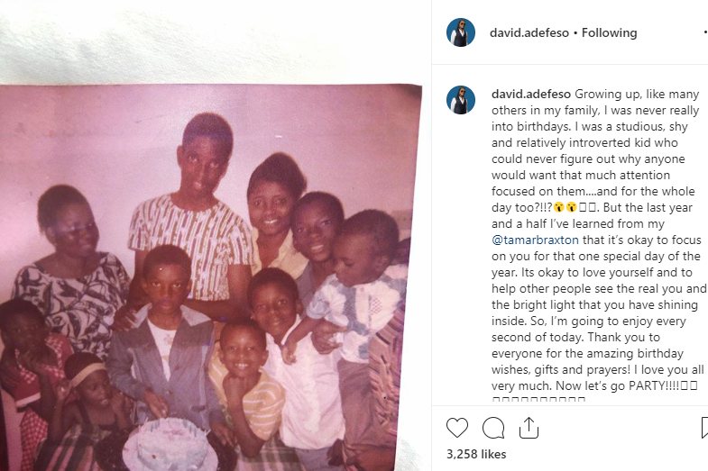 David Adefeso thanks Tamar Braxton for throwing him "the best birthday ever" (Photos/video)