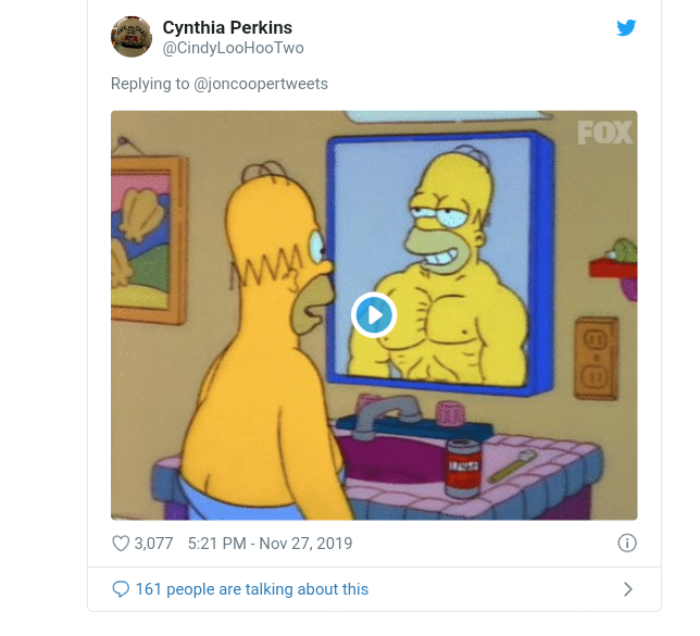 Twitter users react after Trump posts bare chested image of his face on a Rocky Balbao body 