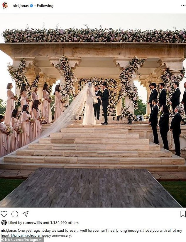 Nick Jonas and Priyanka Chopra celebrate 1st wedding anniversary with sweet messages