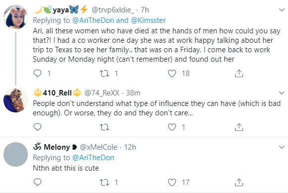Ari Fletcher raises brows after tweeting that she wants an abusive man who will threaten to "kill" her