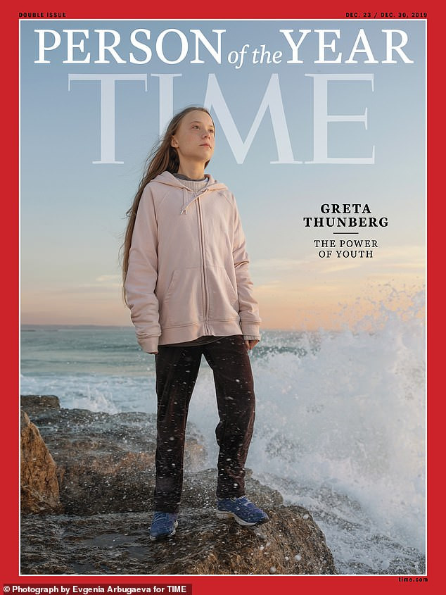 16-year-old climate activist Greta Thunberg named Time