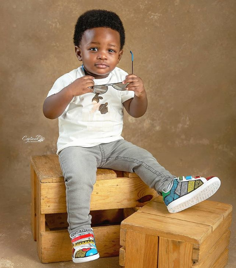 Toolz shares photos of her son