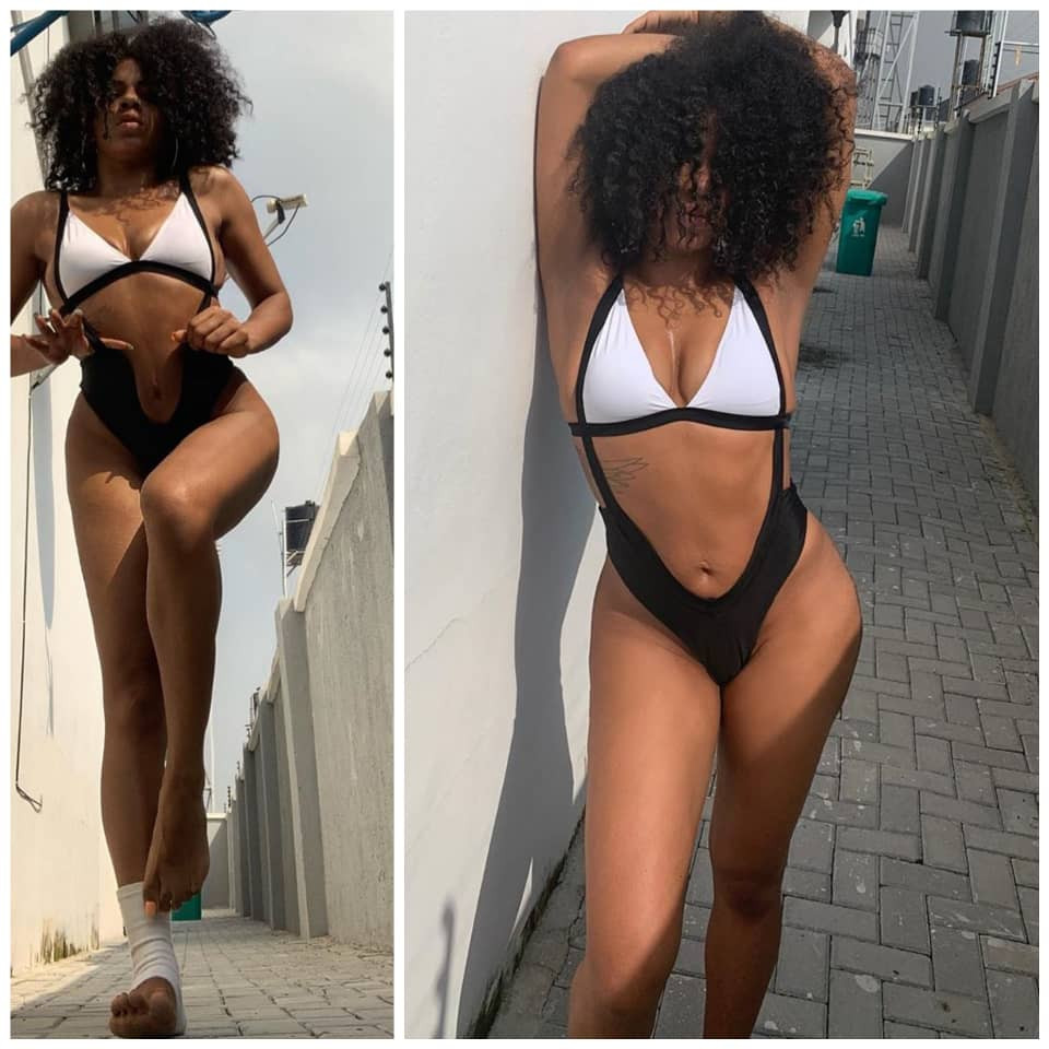 BBNaija star, Venita Akpofure, flaunts her banging bod in sexy swimwear photos