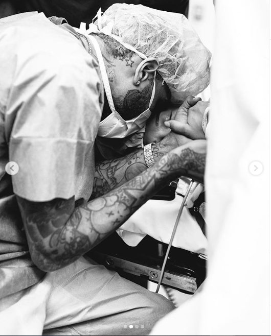 Chris Brown shares first photo of his adorable son, Aeko Catori Brown