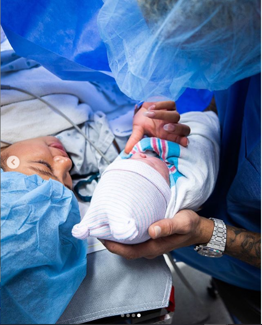 Chris Brown shares first photo of his adorable son, Aeko Catori Brown