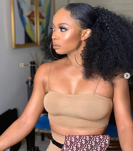 Braless Toke Makinwa flaunts nipples in new sexy photos