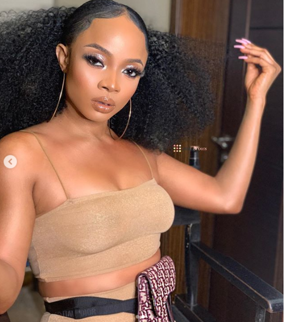 Braless Toke Makinwa flaunts nipples in new sexy photos