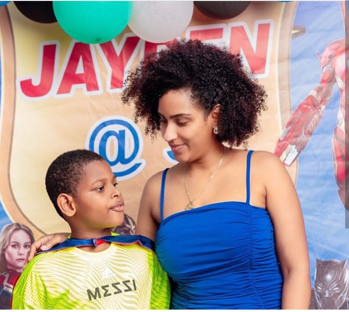 Juliet Ibrahim throws superhero-themed party for her son to celebrate his 9th birthday (photos)