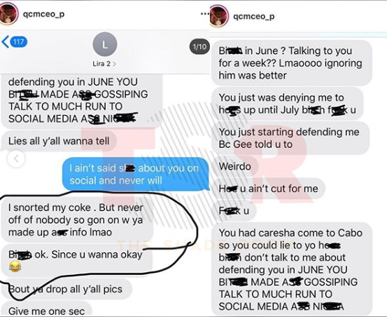 Quality Control CEO Pierre Thomas releases chats after Lira Galore called him an unfit father