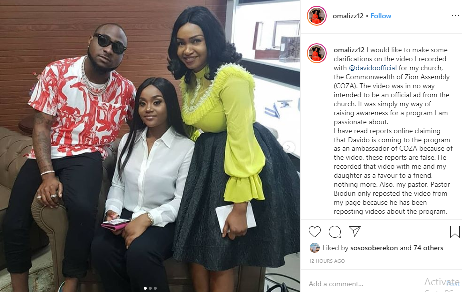 I have nothing to do with COZA - Davido reacts to promotional video after being called out by Nigerians 