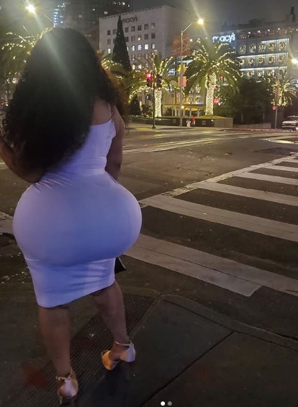 Lady whose big ass caused commotion at airport has been identified (see more photos)