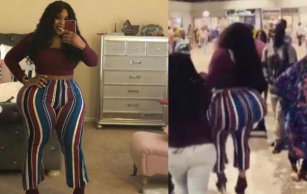 Lady whose big ass caused commotion at airport has been identified (see more photos)