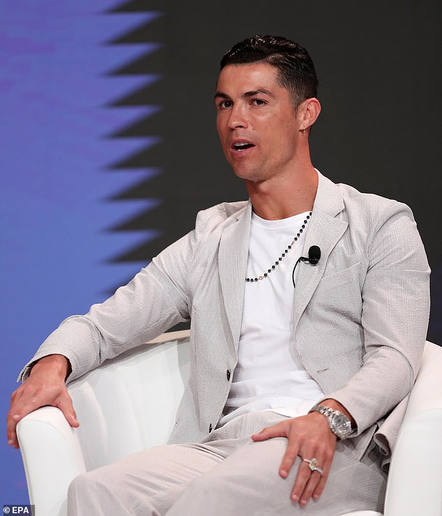 Cristiano Ronaldo wears ?630k of jewellery on one hand including Rolex