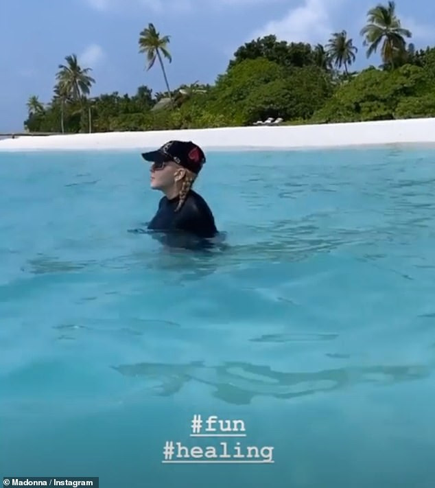 Madonna, 61, shares video of toyboy beau Ahlamalik Williams, 25, on holiday with her?children 