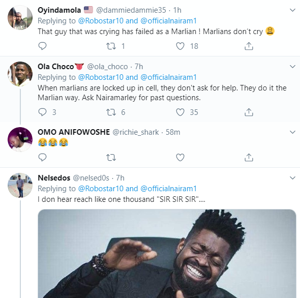 Twitter users react after alleged Naira Marley fans aka Marlians were picked up by the police for scaling fence and bypassing security at his concert (video)
